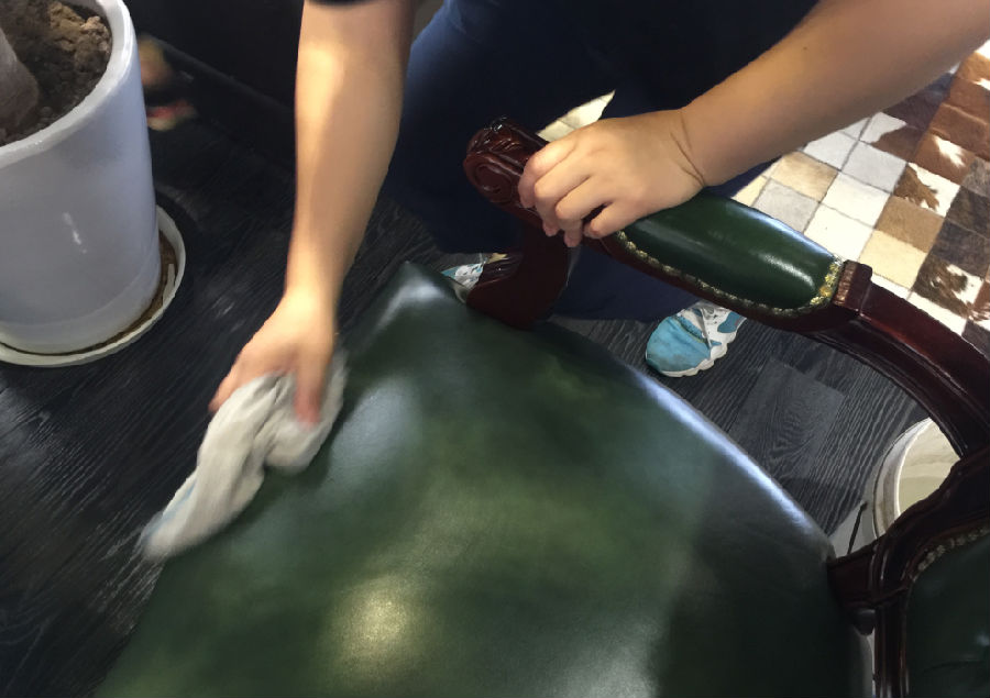 下陆区家具清洗案例